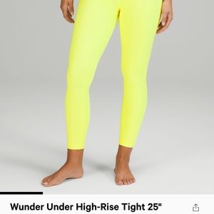 Lululemon Wunder leggings 25”